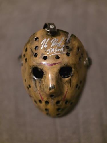 Jason voorhees signed - signed, mask