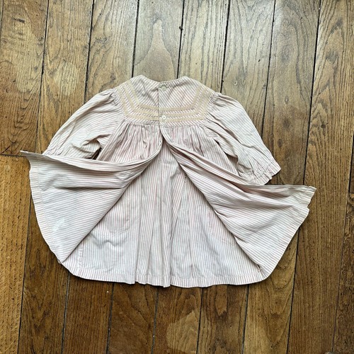 Robe enfant ancienne rayures - robe,