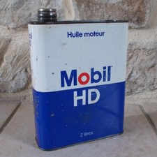 Ancien Bidon d'Huile MOBIL HD