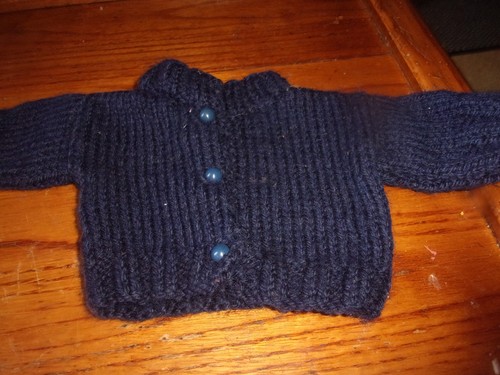Veste pour poupée tricote - pour,