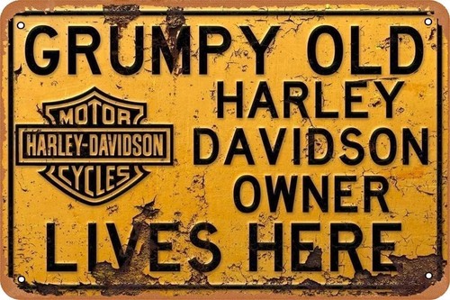 Harley davidson tin sign - harley,