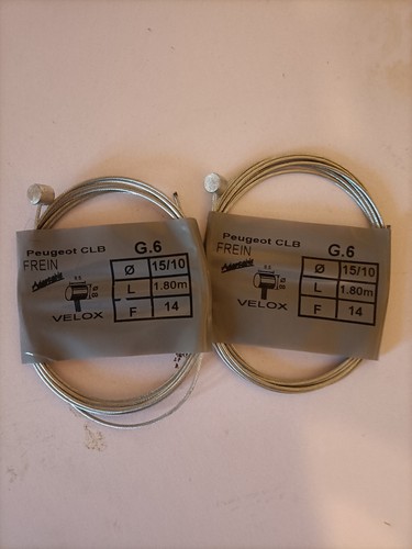 Jeu cables frein peugeot - cables, bb