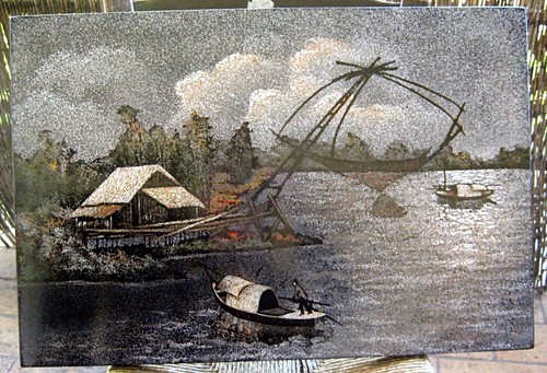 Artisanat thaï panneau - artisanat, en