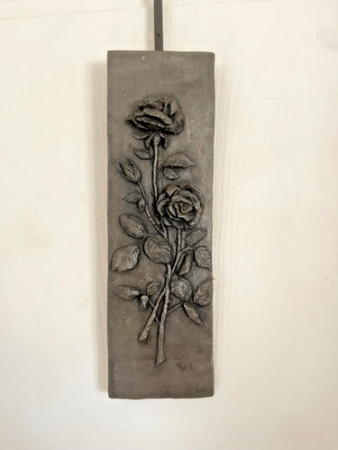 Ancien bas relief mural - bas,