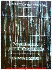 MATRIX RELOADED Affiche