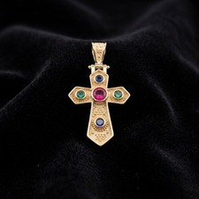 Pendentif croix byzantine