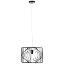 Suspension Luminaire De Plafond Bodden Noir Rond Ø40Cm Rétro Max. 40W E27
