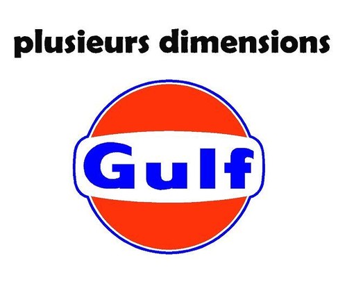 Gulf stickers autocollant - gulf,