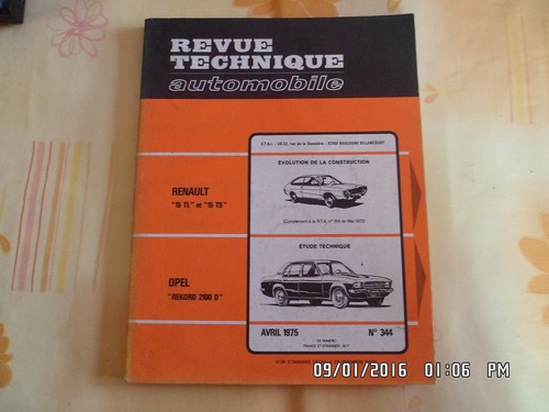 Rta opel rekord 2100 - opel, n°344