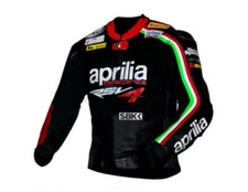 Aprilia Veste Motard en Cuir