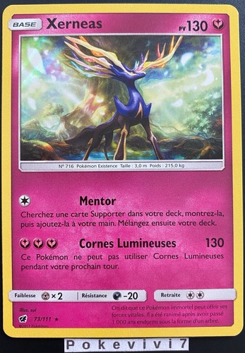 Carte pokemon xerneas 111 - carte,