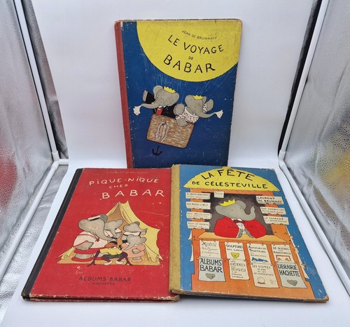 Lot albums anciens - anciens, babar