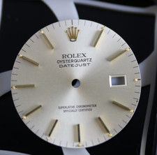 Rare Cadran Rolex DateJust OysterQuartz 36mm Silver 17013