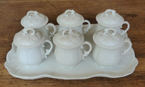 Pots crème sur - à,