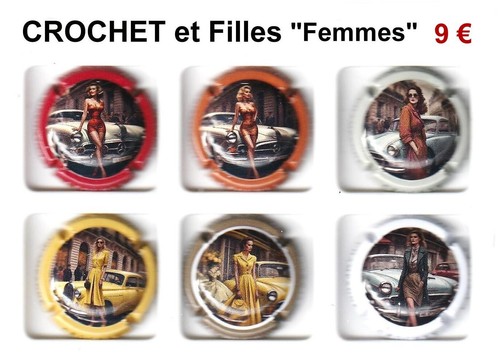 Capsules champagne crochet - champagne,