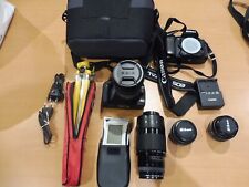 APPAREIL PHOTO NIKON ET CANON AVEC ACCESSOIRES SUPER LOT VENDU EN L'ETAT  !