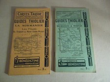 GUIDES THIOLIER  VII  1929  / 1930  NORMANDIE  BOURGOGNE MORVAN ..... A L'UNITE
