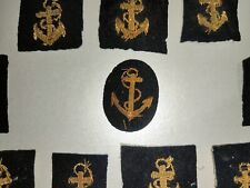 Lot Insignes Brodé Or Encre