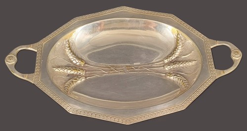 Plat métal argenté - en,