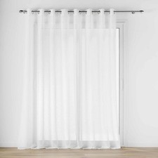 Rideau Voilage à Œillets "Carlin" 300x240cm Naturel