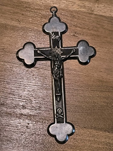 Magnifique crucifix ancien - , en