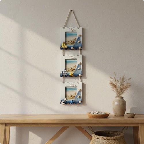 Cadre photo triple suspendu - cadre,