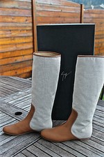 bottes cuir bicolore GIUSEPPE