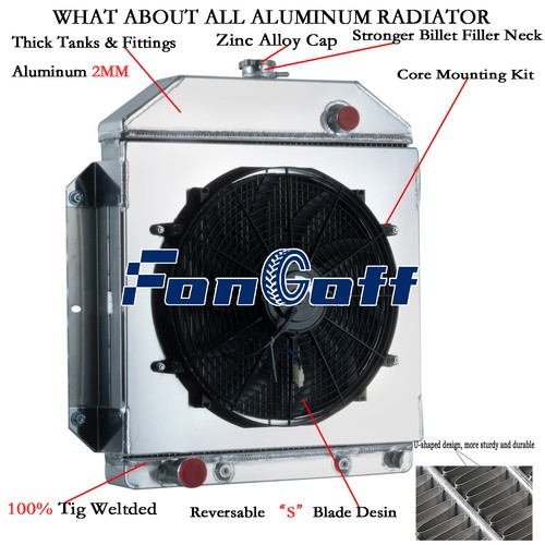 Row radiator shroud fan - 4,