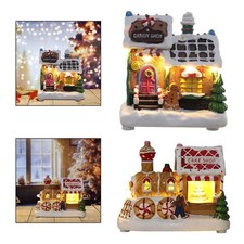 Village noël illuminé - noël,