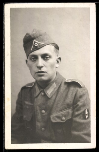Carte postale photo militaria - photo,