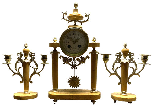 Jolie garniture cheminee - de,