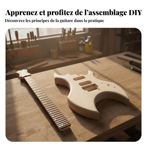 Kit guitare électrique diy - kit,