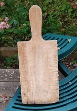 ANCIENNE PLANCHE À DÉCOUPER  BILLOT EN BOIS 