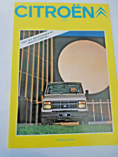 CITROEN  C25 1982 Brochure Prospekt Dépliant Prospectus Document commercial 8 p