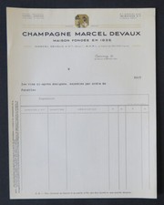 Facture Vierge Champagne