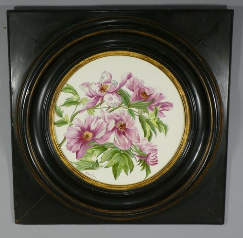 Pivoines grand plat en - grand,