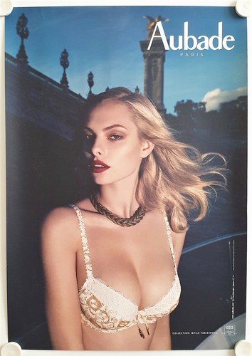 Affiche lingerie aubade - lingerie,