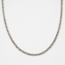 Collier blanc 18 - collier, or