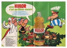 1967 DOCUMENT (ref LEP 4433)  PUB HUILOR SALADE  ASTéRIX OBéLIX UDERZO 2pages
