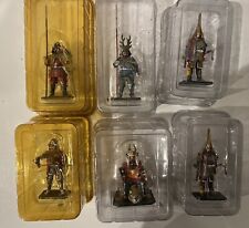 DEL PRADO Lot 6 SAMOURAÏ / Figurines En Plomb , Sengoku , Neuf En Boîte
