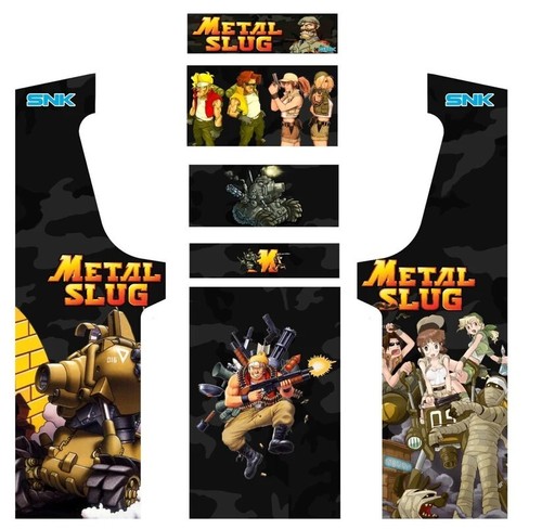 Stickers metal slug - slug, pour