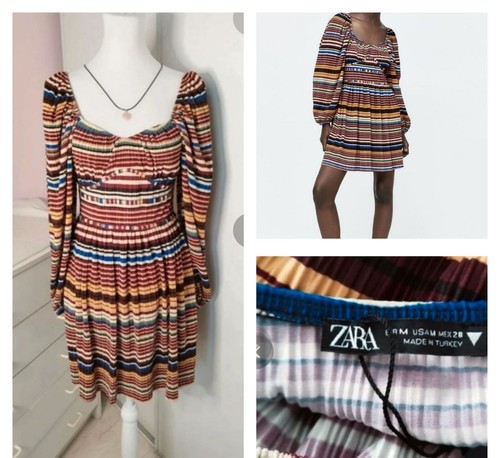 Robe fine zara - fine, plissée