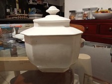 Sucrier Faience Fine Blanche