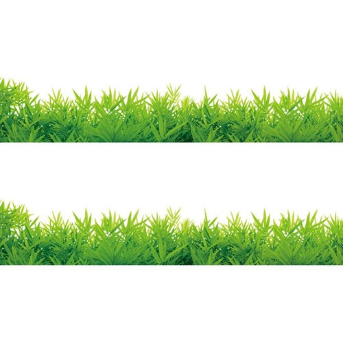 Diy vert herbe autocollant - 2x,