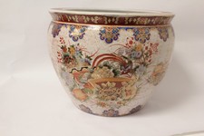 Bassin a poissons Jardinière porcelaine Chine (67320)