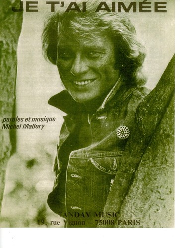 Johnny hallyday partition je - johnny,
