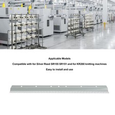 Cast On Comb Replacement Metal Knitting Machine Needle Comb For Silver Reed