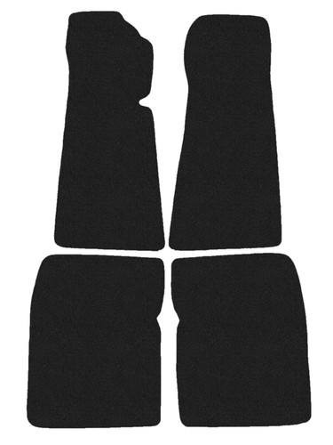 Anthracite velour tapis sol - velour,