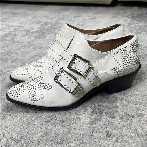 Chloe leather studded - leather, buckle