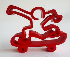 sculpture mini SKATER HARING